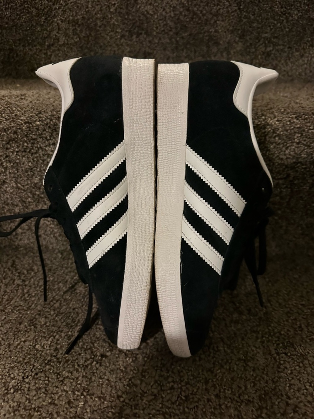 Adidas Black Suede Gazelle